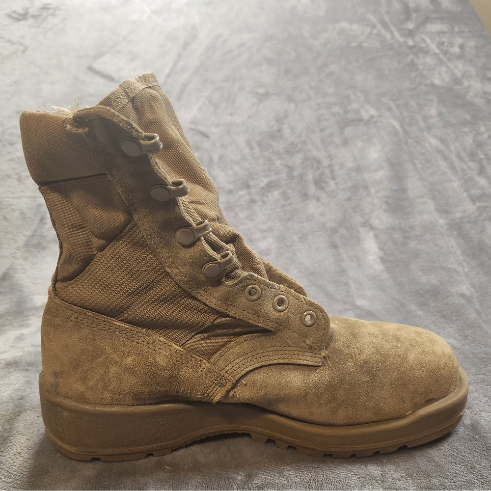 Altama Boots Mens 8.5 Wide Brown Coyote USGI Hot Weather Combat Military